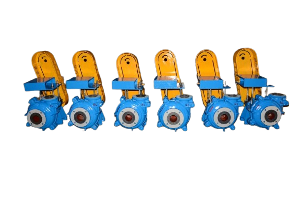 Chema Slurry Pumps 6-Unit Lineup Front View